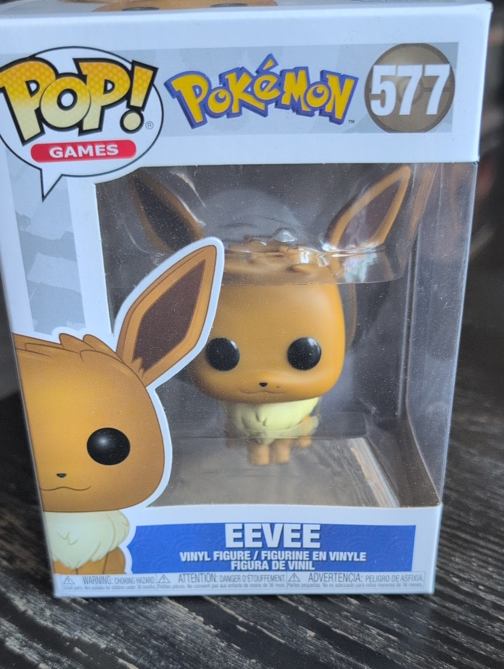 Funko Pop! Games Pokémon Eevee Vinyl Figure - Brown & Cream
